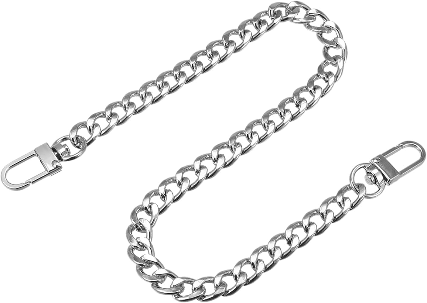 uxcell Iron Flat Chain Strap, 16" Handbag Chains