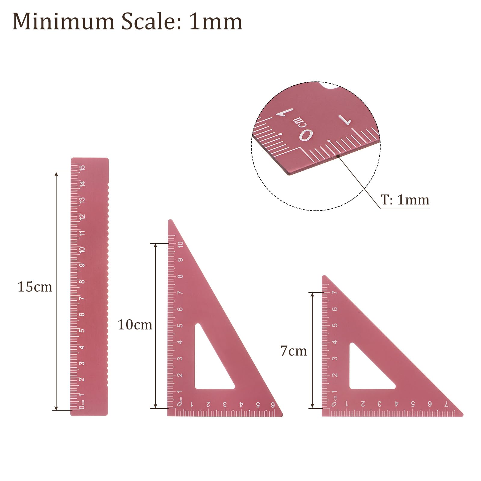 Kozelo 4pcs Geometry Set - Image 3