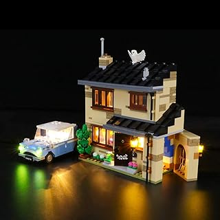 Lightailing Light Set for (Harry Potter 4 Privet Drive Building Blocks Model - Led Light kit Compatible with Lego 75968(NOT Included The Model)