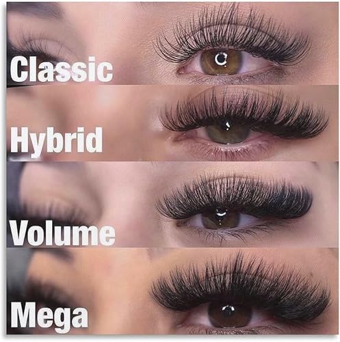 Pestañas para decoración de pared, extensión de extensión de pestañas, lienzo, pintura, póster, lienzo, pintura, pósteres e impresiones, arte de