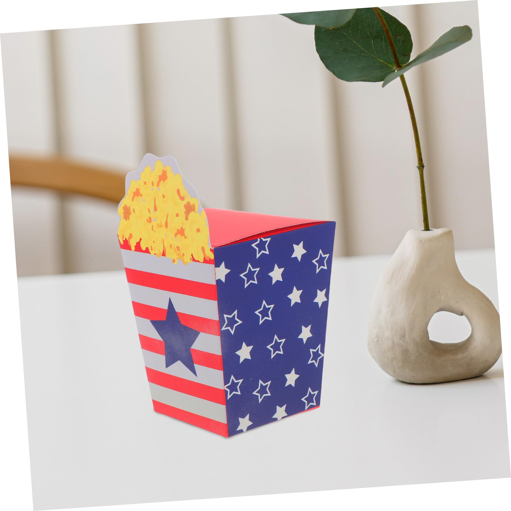 30pezzi Scatole Popcorn Tema Usa Per Feste e Celebrazioni Contenitori Per Snack Per Eventi e Cerimonie Atmosfera Festiva Garantita
