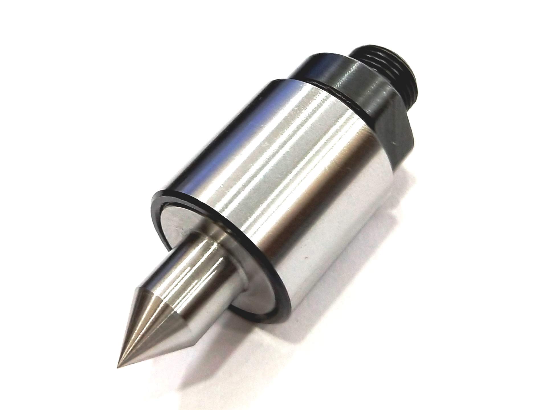 MINI LIVE REVOLVING CENTER STANDARD HARDENED POINT DOUBLE BEARING- M12 x 1 THREAD-LATHE ENGINEERING TOOLS-image-4