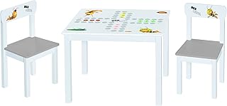 roba-kids - Conjunto de mesa y sillas de juego, multicolor, Única (Roba 450019RS3)