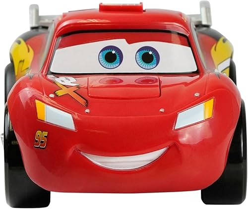Disney Almacena el vehículo parlante oficial Lightning McQueen Push & Go - Juguete atractivo para niños - Conduce y aprende con el icónico personaje
