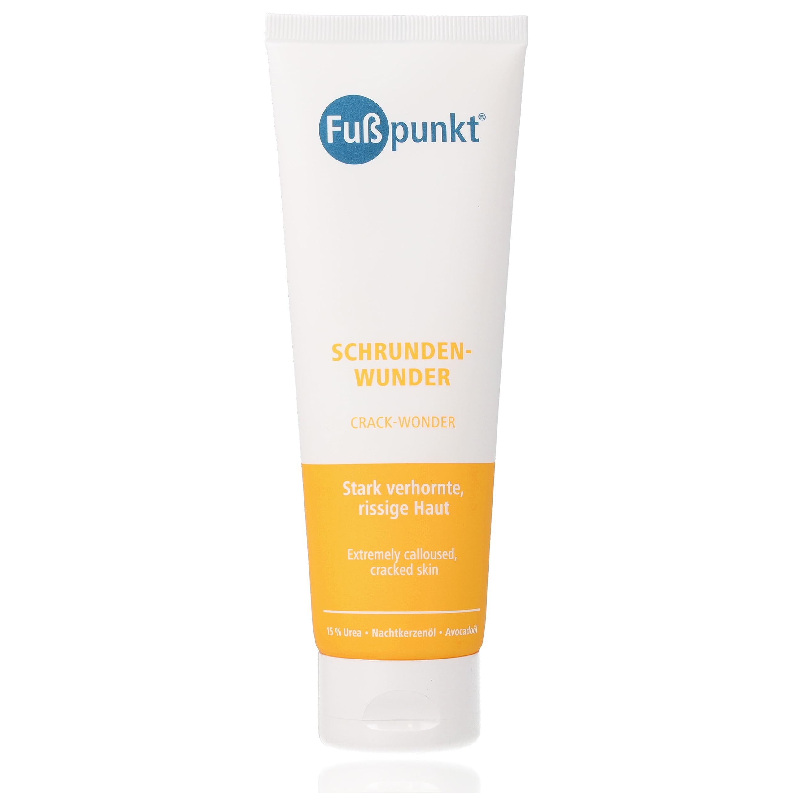 Fußpunkt Schrunden-Wunder, 125 ml. Intensivpflege für stark verhornte, rissige Haut