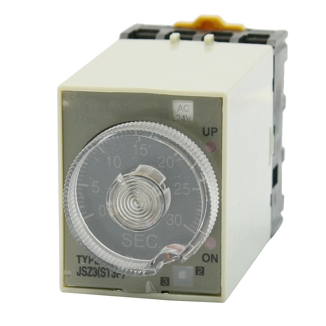 Relais temporisé ST3A-A 0-30s AC 24V temporisateur de mise sous tension avec indicateur LED