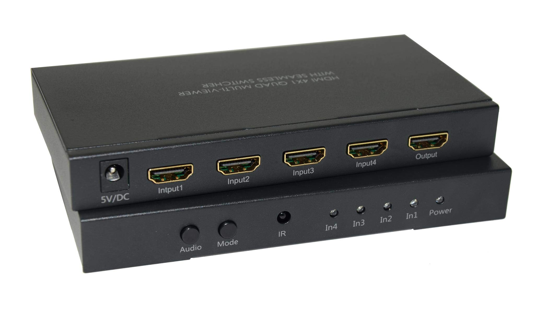 XtremPro H401S HDMI 4X1 Quad Multi-Viewer Seamless Switcher