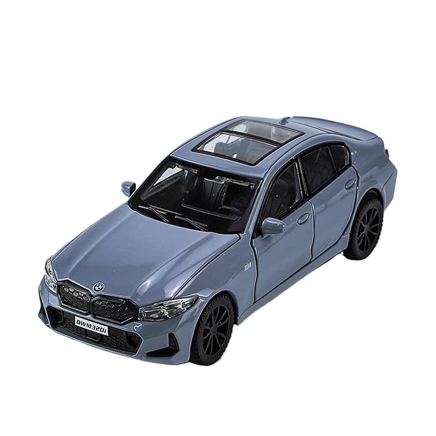 BMW 3 Series 組み立てフィギュア Amazon.com: 1 32 for BMW 320i The 3 2023 Alloy Car Model