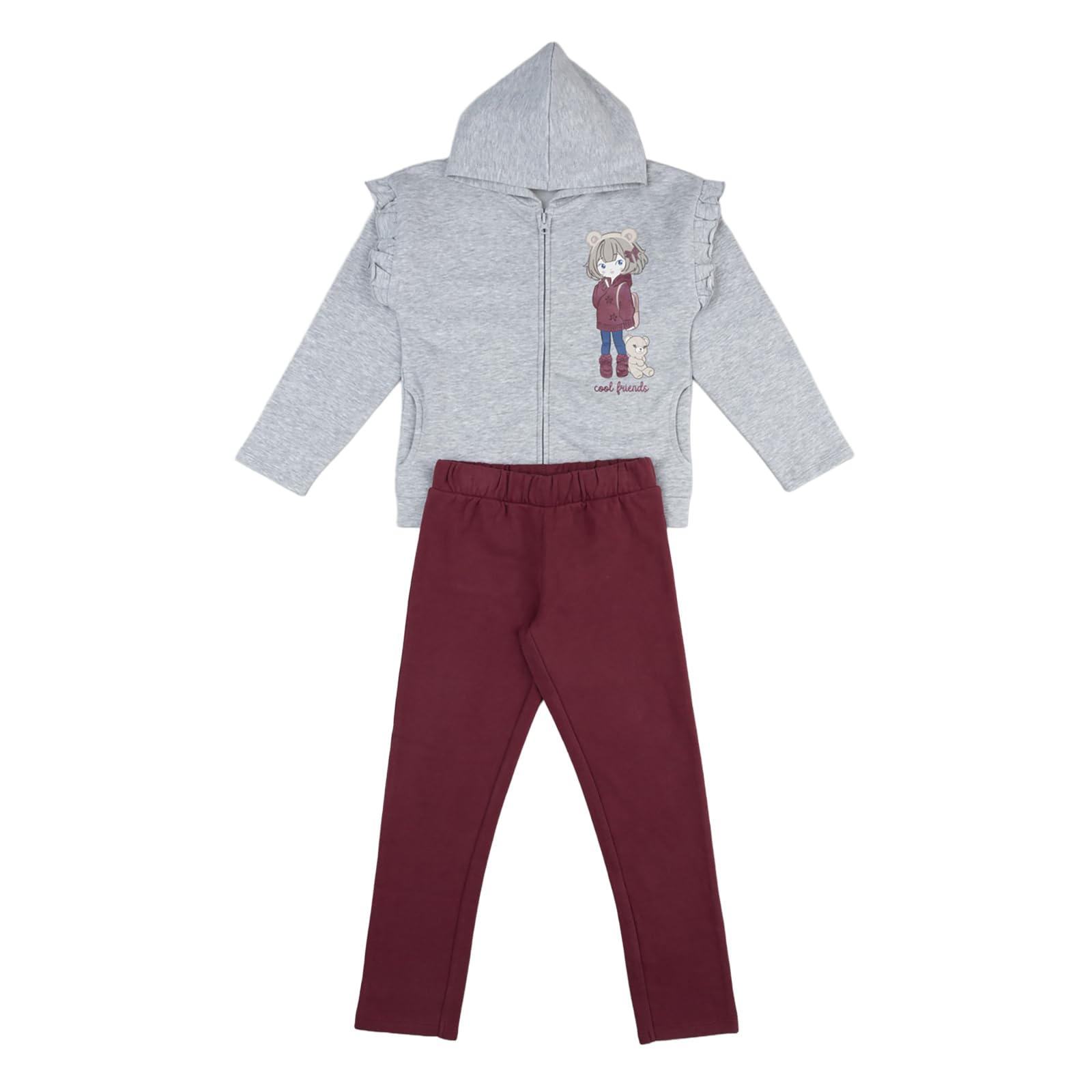 Prénatal Bambine e ragazze Completo Tuta con Pantalone Lungo e Felpa