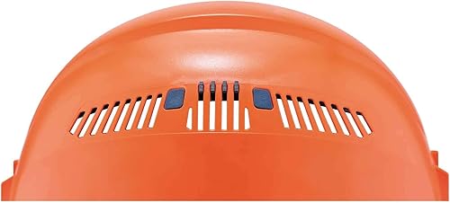 Miniatura 13 de Ergodyne Skullerz 8972LED - Casco con ventilación, estilo gorra, suspensión de trinquete, clase C, color naranja