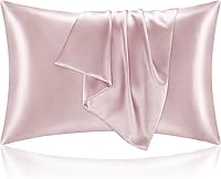 Vista 30 de BEDELITE Funda de almohada de satén para cabello y piel, súper suave similar a las fundas de almohada de seda, paquete de 4 con cierre de sobre