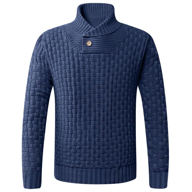 Pull chaud homme aux finitions soignées et coupe ample chic - 6