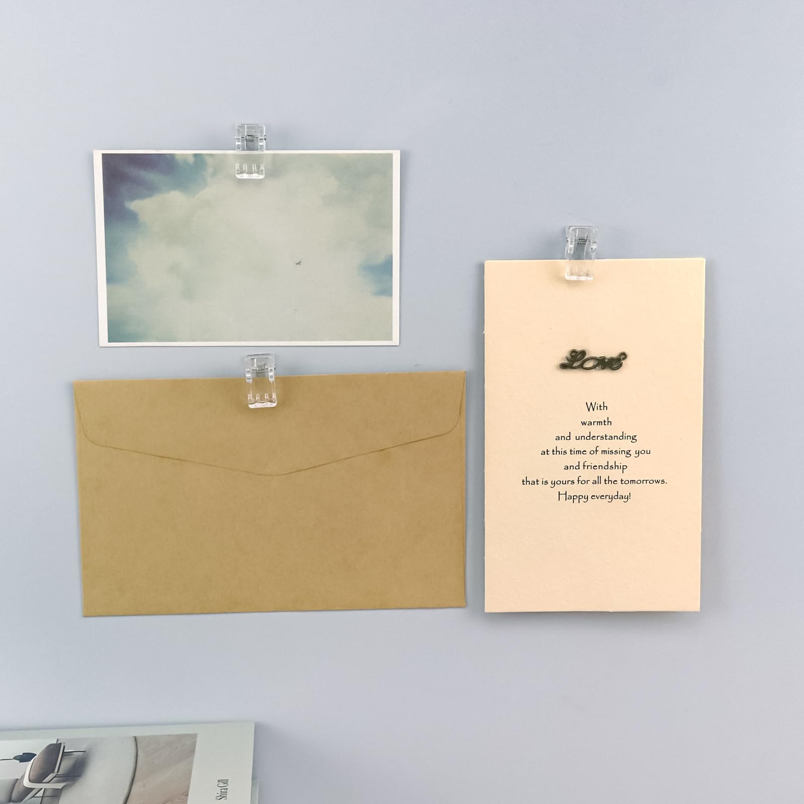 Wall Clips for Paper Poster Hanging Clip, Poster Clips Hanging Sturdy and Durable - Image 3