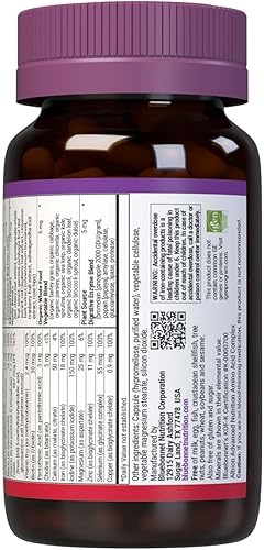 Miniatura 3 de Bluebonnet Nutrition Ladies One Vegetable Capsule, Whole Food Multiple, K2, Vegetales Orgánicos, Energía, Vitalidad, Sin OGM, Sin Gluten, Sin Soja,