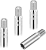 4Pcs 39mm1.53in Valve Stem Extension, Tire Valve Extension Valve Stem Extenders Tire Valve Extenders Brass Tire Stem Extension Wheel Tire Cap Extender Adapter for Car Motorcycle Truck