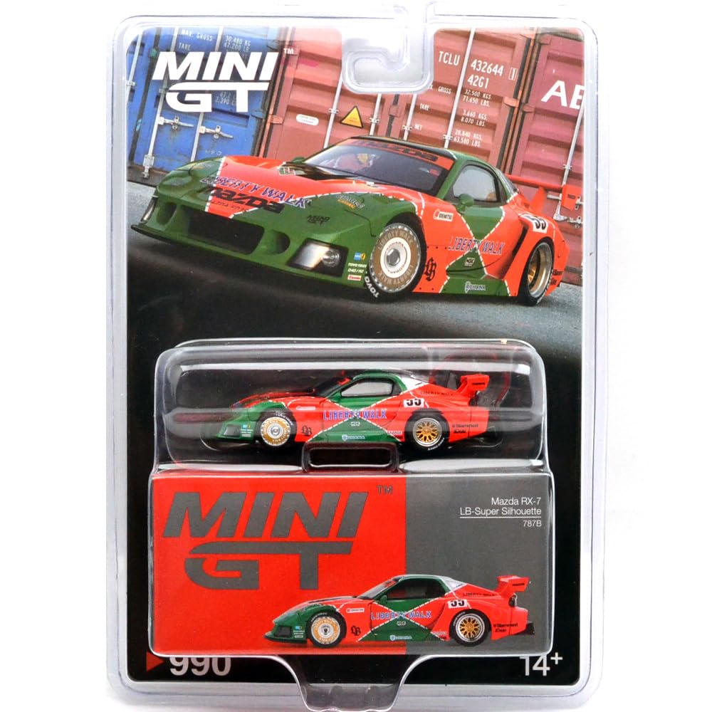 Amazon | MINI GT 1:64 スケール MiJo TOYS - MAZDA RX-7 LB-SUPER