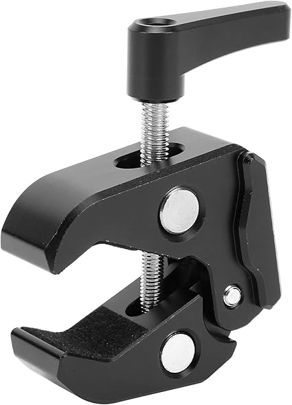 Amazon Co Jp カニクランプ アルミニウム合金ポールクランプ写真 1 4インチの穴3 8インチの穴 携帯電話用ライト用フラッシュ用 家電 カメラ