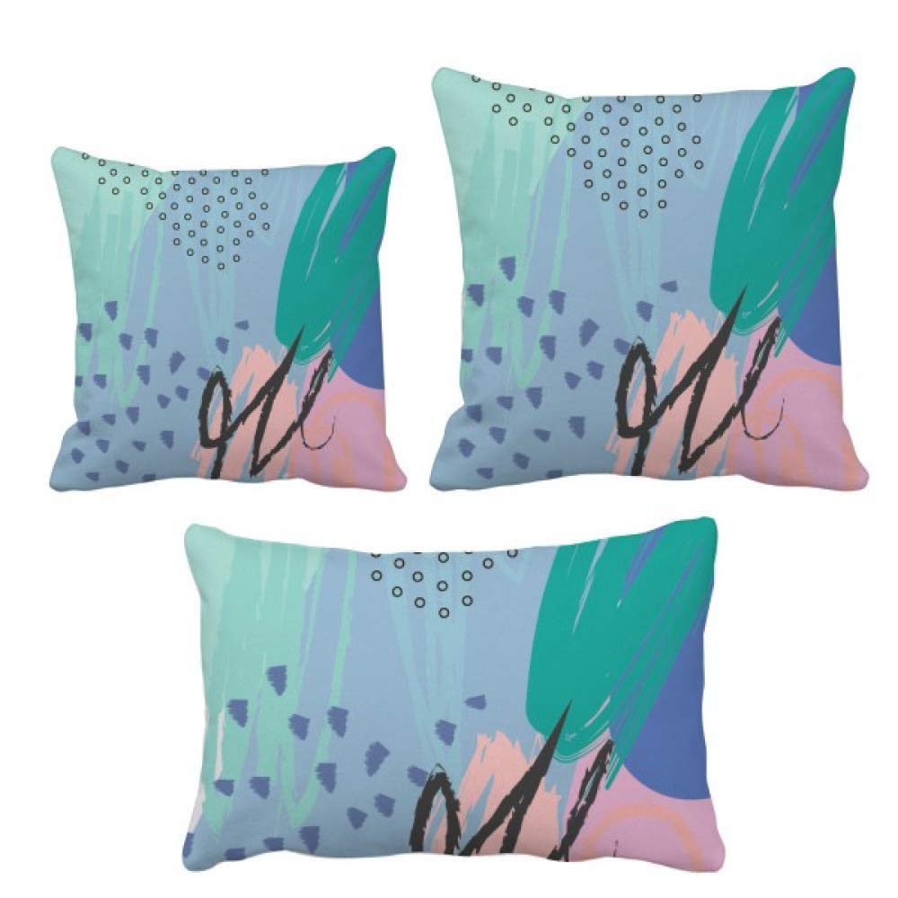 Coussin art abstrait plantes ensemble complet pour renover un canape fatigue