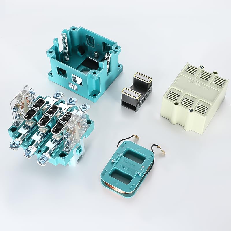 AC Contactor CJ20-63A 160A 250A 800A Three-Phase 380V Silver Contacts 1Pcs(CJ20-63A,380V)