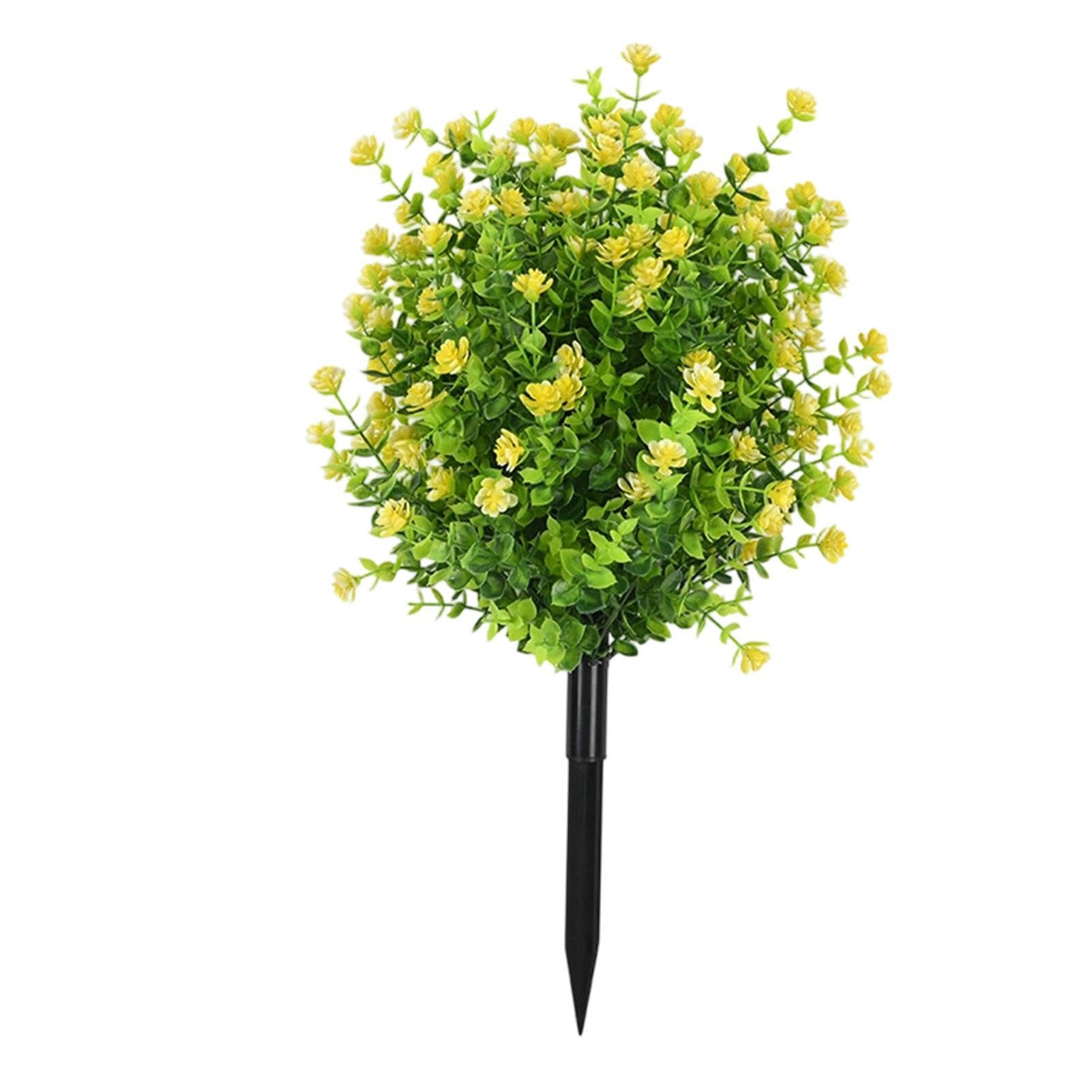 Fleurs artificielles résistantes aux UV pour résoudre le manque d'arrosage au jardin