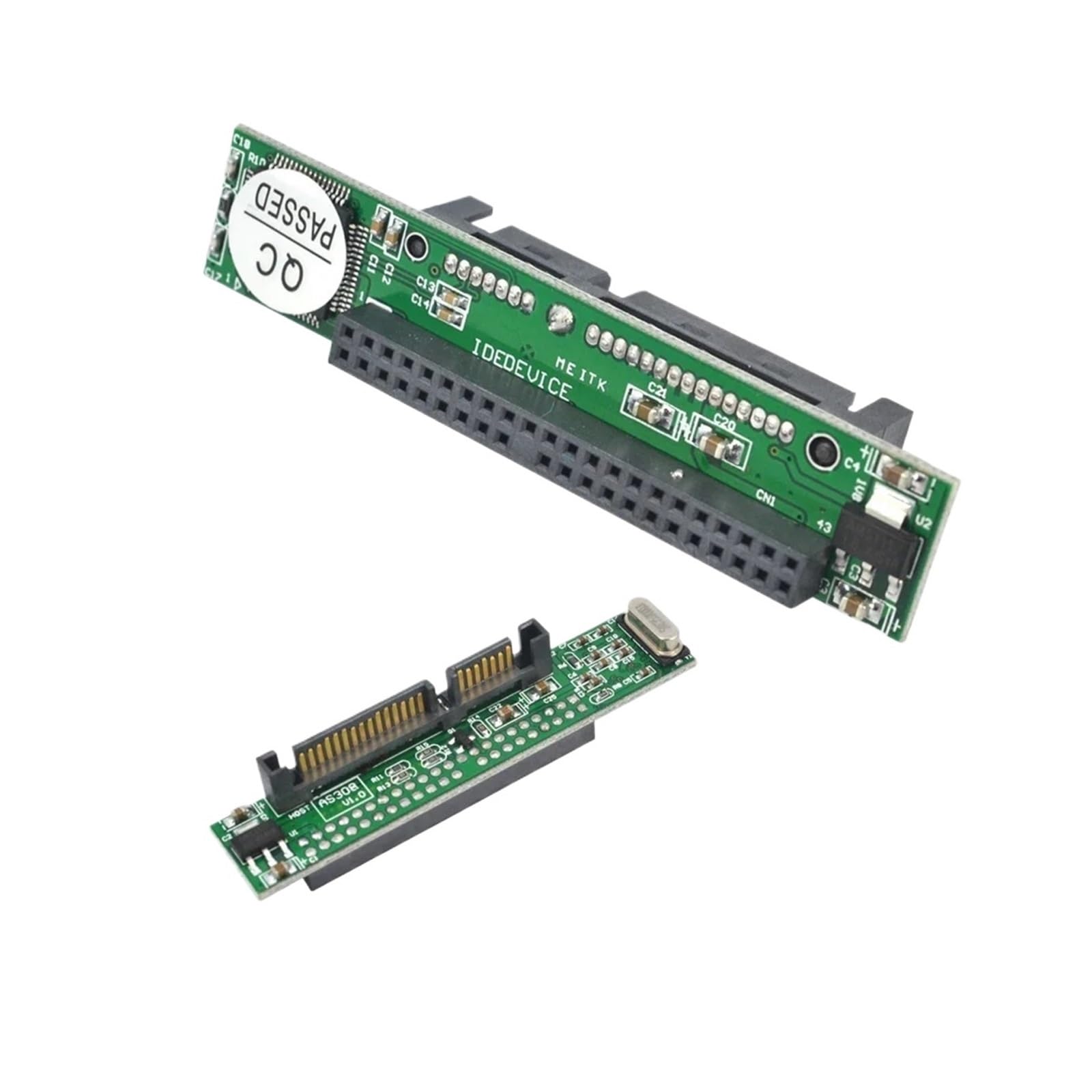 Konwerter adaptera SATA na IDE 2,5 SATA żeński na 3,5 cala IDE męski 40-pinowy port 1,5 GB Obsługa ATA 133 100 HDD CD DVD szeregowy (IDE TO SATA 2)