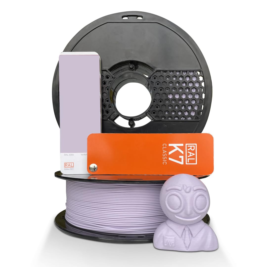 NFIL3D 1KG Net HS PLA+ Matte Pastel Purple - 3D Printer Filament | Filaments for 3D Printer| 1.75mm| Accuracy - +/- 0.015mm | 1000g 3D Filament, 250g Spool & 350g Packaging Weight (Total Weight 1.6KG)-image-12