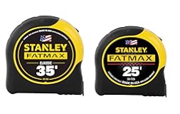 Stanley 33-735-25 35ft&period; and 25ft&period; Fatmax Tape Measure Combo Pack&comma; Yellow