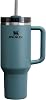 stanley quencher 10-11824-055 flowstate vacuum insulated stainless steel tumbler with lid and straw for water iced tea or coffee smoothie and more blue spruce 1.2 l