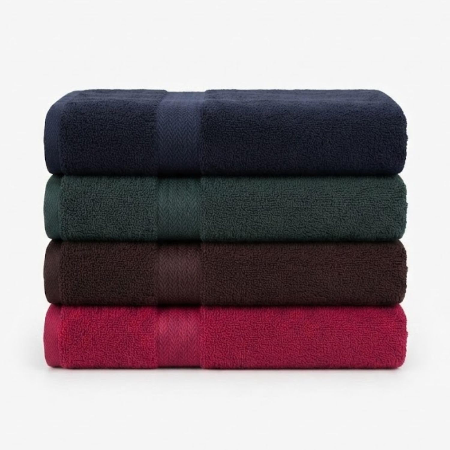 LINORA 2-Pack Cotton Bath Towels - Soft & Absorbent -22