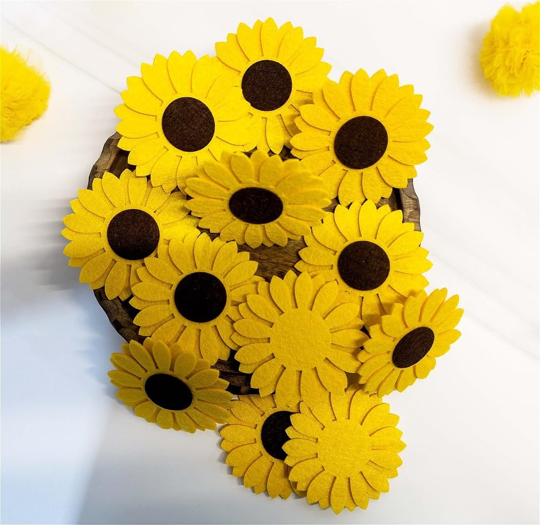 Sunflower Wall Decor - 12 Artificial Flowers -4 Sunflower Wall Decor - 12 Artificial Flowers -4