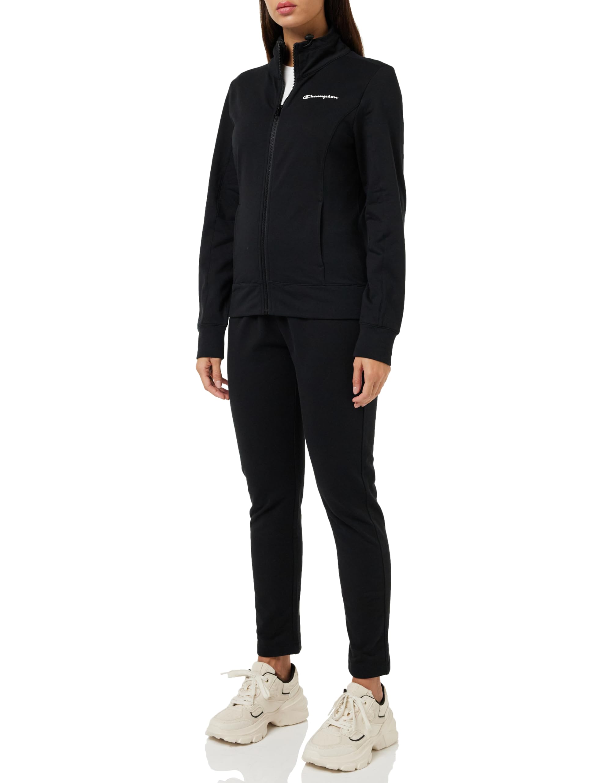 Champion Legacy Sweatsuits Heritage W - Light Stretch Fleece Slim High-neck Tuta sportiva Donna (Pacco da 1)