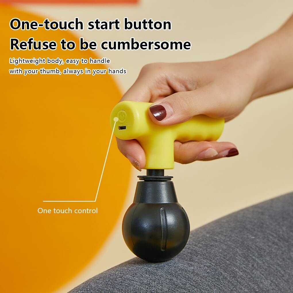 Royaldeals - RD Mini Massage Gun, Portable Deep Tissue Massage Gun Housing Silicon Massage Heads Royaldeals - RD Mini Massage Gun, Portable Deep Tissue Massage Gun Housing Silicon Massage Heads