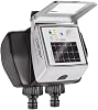 Claber 8498 Dual Myaquasolar, 2 Output Automatic Timer-Watering Timers