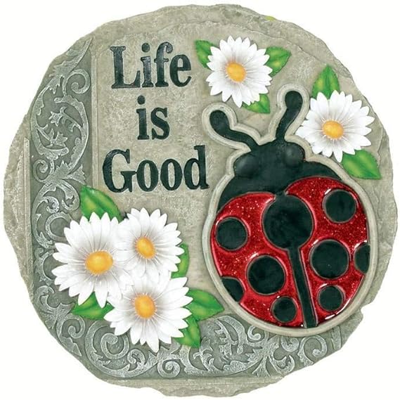 Life Is Good Ladybug Stepping Stone