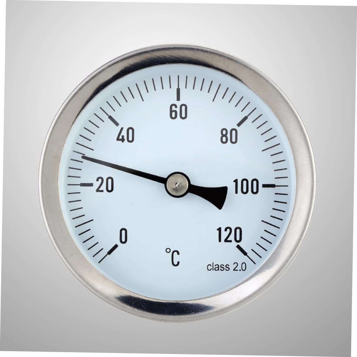 OUNONA Water Thermometer Horizontal Dial Precision Liquid Thermometer for Cooking Heating