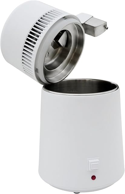 Pure Water Distiller 750W 220V 4L Water Purifier Filter Dental Medical Hospital