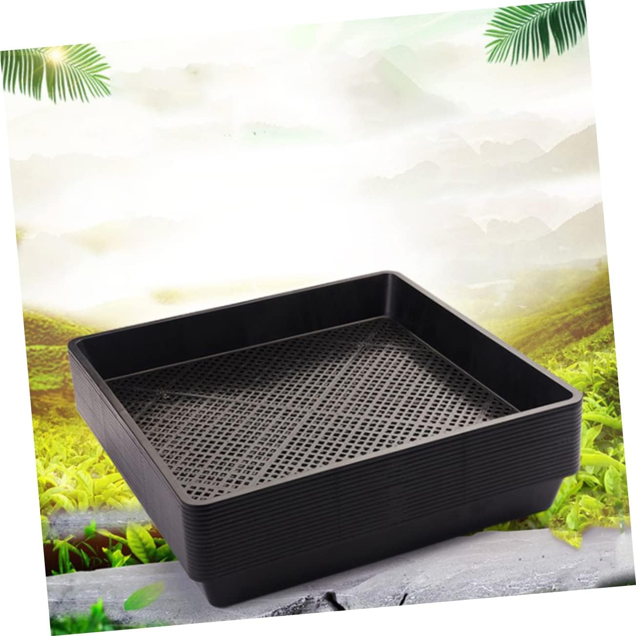 HANABASS 5pcs Plant Germination Trays for Vegetable and Flower Nursery Sowing Trays for Home Gardening and Hydroponics