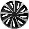 AutoStyle Set of 4 wheel covers Grip 14-inch silver/black