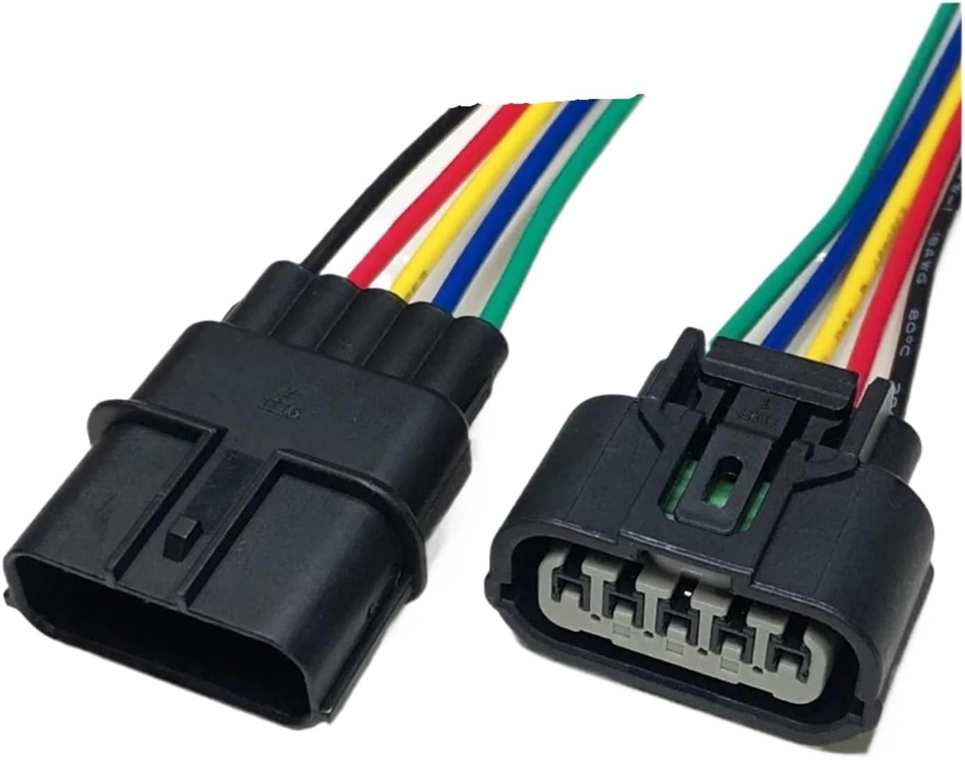 Dj7021a-1.2 Car / / Harness Waterproof Connector 2/3/4/ Pin Intake Sensor Ignition Coil Plug Wire Length 15cm(4p Strip line Row 2,5sets)