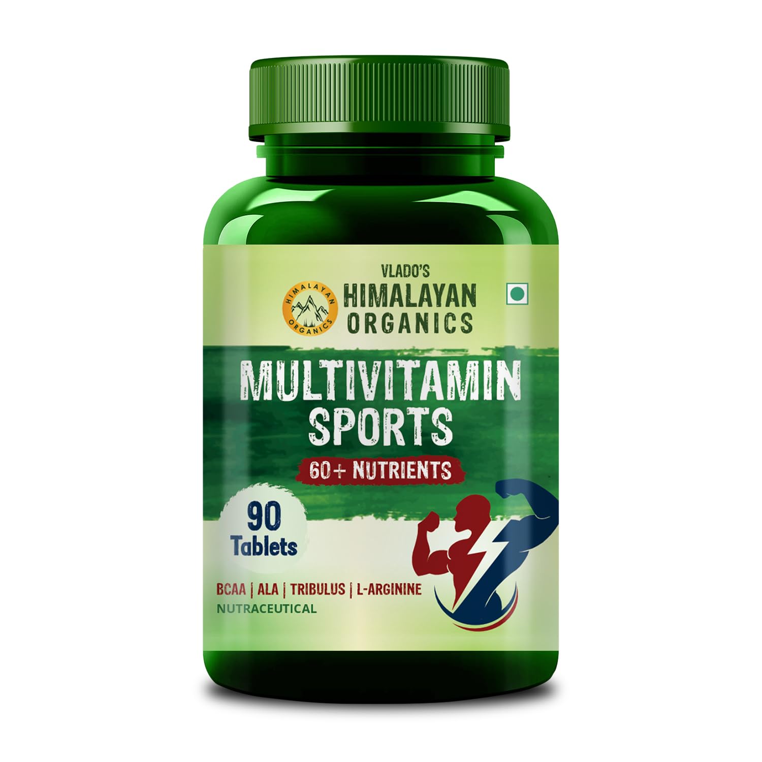 Vlado’s Himalayan Organics Multivitamin Sports 60+ Nutrients | Vitamin B1,B2,B3,B5,B6,B12,A,E,C,D,K,Biotin,Calcium,Zinc - 90 Tablets (B0D985FW1G) Amazon Price History, Amazon Price Tracker