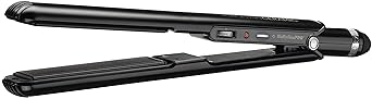 BaBylissPRO Porcelain Flat Iron Hair Straightener, Hair Straightener Iron for Professional Salon Results and All Hair Types