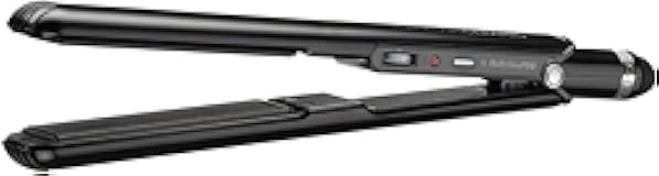 BaBylissPRO Porcelain Flat Iron Hair Straightener&comma; Hair Straightener Iron for Professional Salon Results and All Hair Types