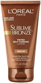 L'Oreal Paris Sublime Bronze Tinted Self-Tanning Lotion Light Medium 145 ml