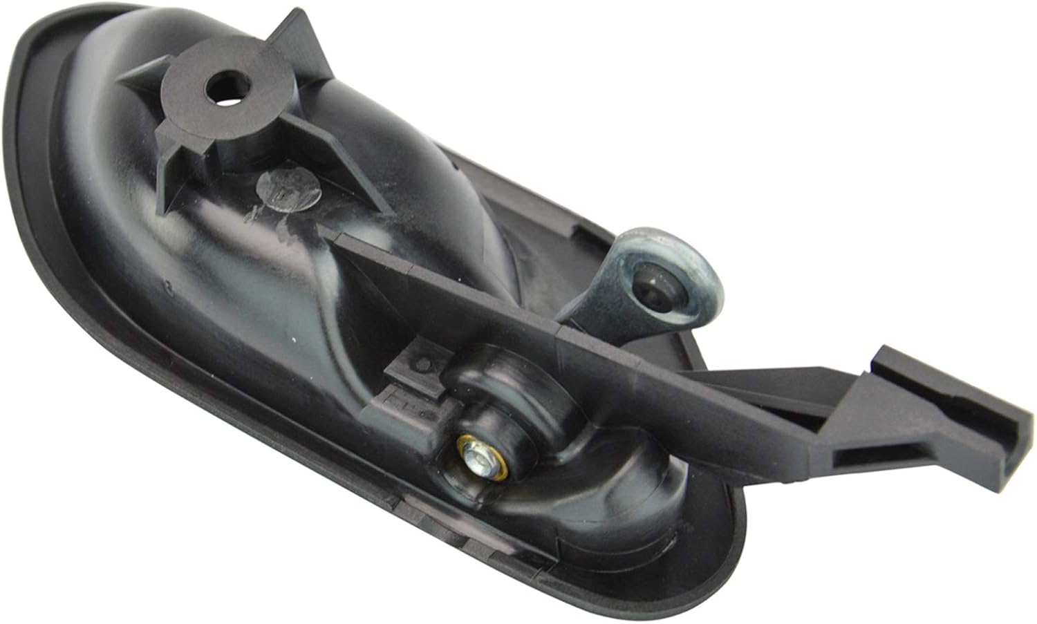 TRQ Left Interior Door Handle Chrome & Black Drivers Side Compatible with 2001 BMW 525i 1997-2000 528i 530i 1997-2001 540i 1995-1999 740i 740iL 1997-1999 750iL 2000-2001 M5