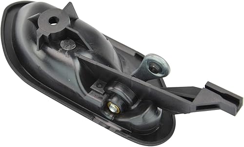 Miniatura 8 de TRQ Manija de puerta interior trasera izquierda carcasa negra con palanca cromada lado del conductor compatible con Dodge Charger 2011-2014