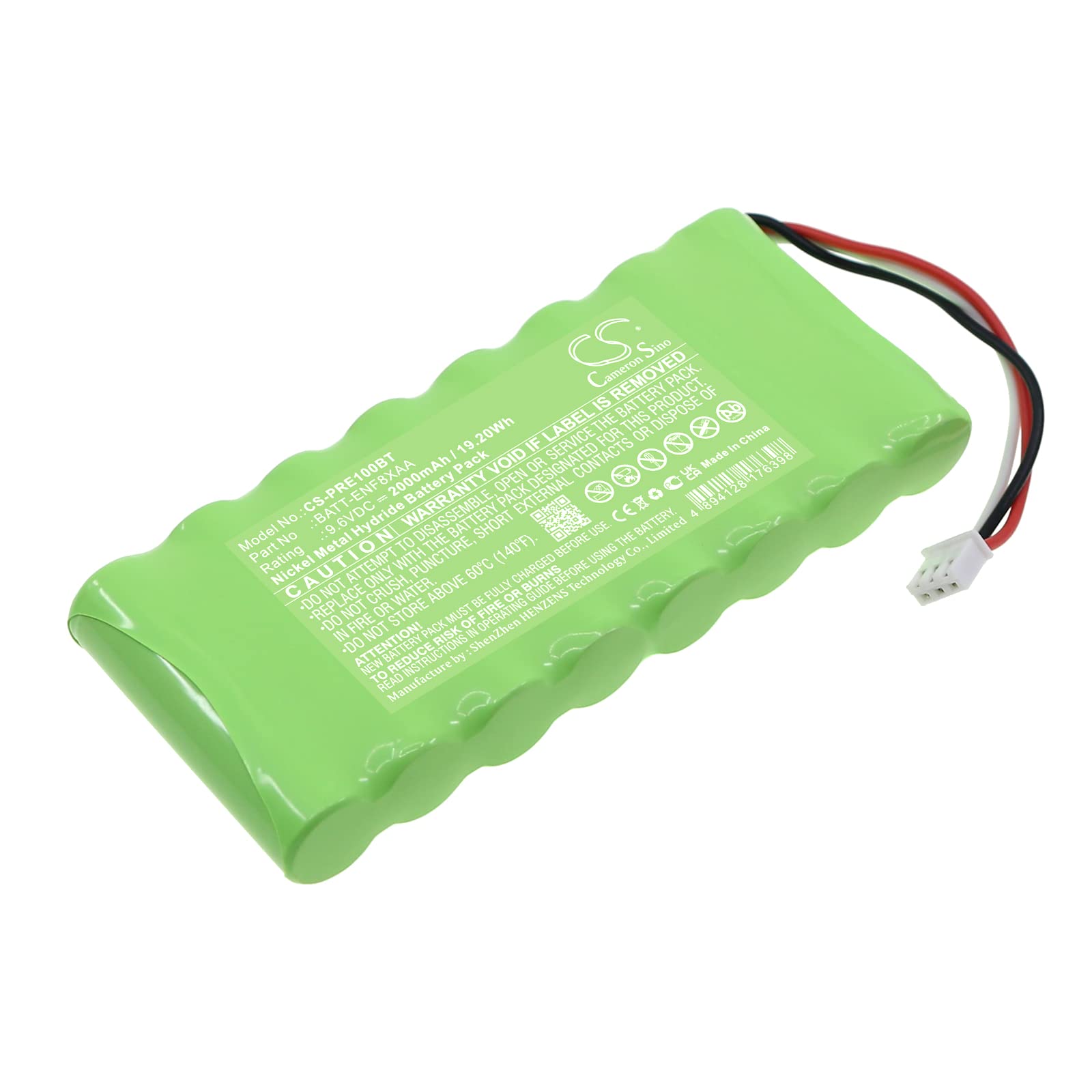 TECHTEK Batería 2000mAh Compatible con [Pyronix] ENF32UK-WE, Enforcer V10 sustituye BATT-ENF8XAA