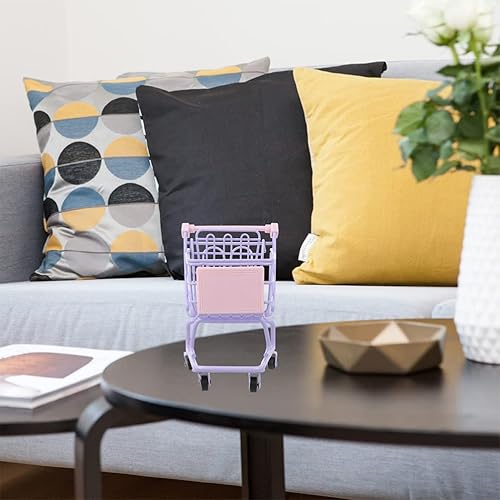 Miniatura 3 de 1 mini carrito de supermercado, mini carrito de compras de metal, carrito de compras de supermercado, carrito de compras, soporte de juguete de