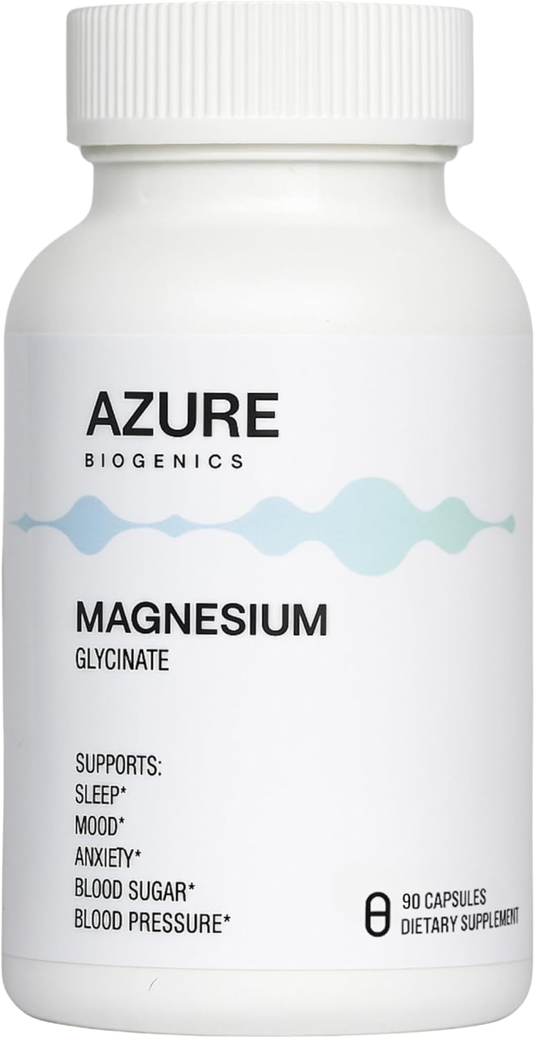 Pure Magnesium GLYCINATE - High Absorption Chelated Magnesium for Relaxation, Mood, Muscle & Sleep Support* - Potent 275 mg - Vegan, Gluten Free, 90 Capsules