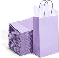 Vista 11 de DjinnGlory Paquete de 100 pequeñas bolsas de regalo de papel azul marino con asas (azul náutico) de 9 x 5.5 x 3.15 pulgadas para boutiques, bodas