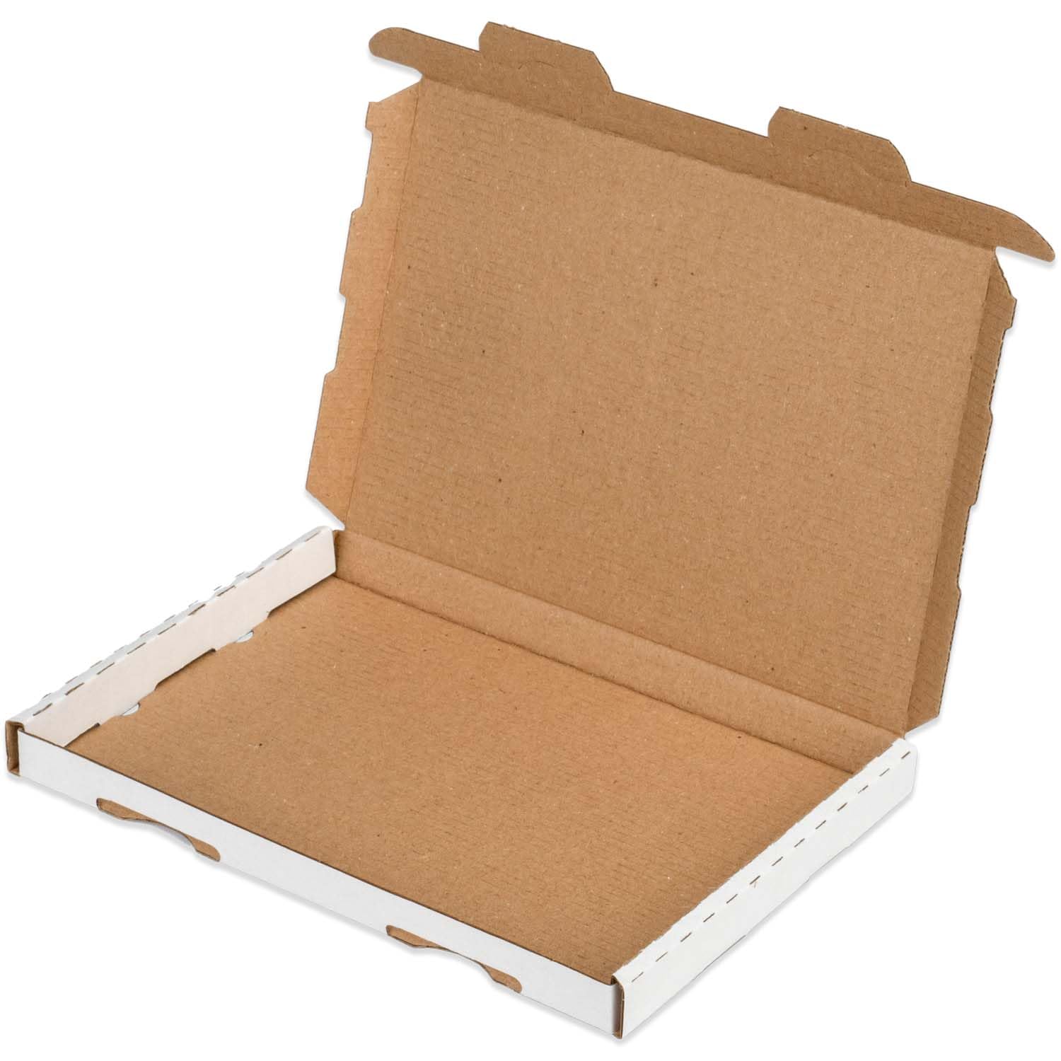 1000x Großbriefkartons 230 x 160 x 20 mm GB-1 weiß Großbrief Karton Faltschachtel stabil Versandkarton Post DHL Versand DIN A5 Warensendung Büchersendung Versandschachtel (1000 Stück)